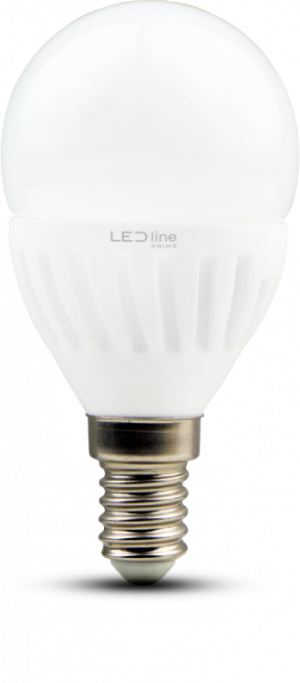 LED bulb E14 2700K 7W 1000lm 230V 220° G45 Ceramic PRIME