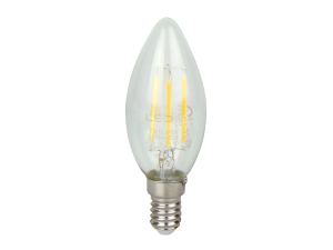 LED bulb E14 4000K 4W 480lm 230V 360° FILAMENT C35 Glass LITE