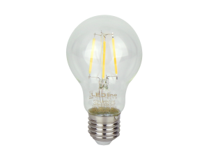 LED Bulb E27 2700K 4W 480lm 230V 360° FILAMENT A60 Glass LITE