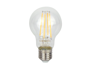 LED Bulb E27 2700K 7W 840lm 230V 360° FILAMENT A60 Glass LITE