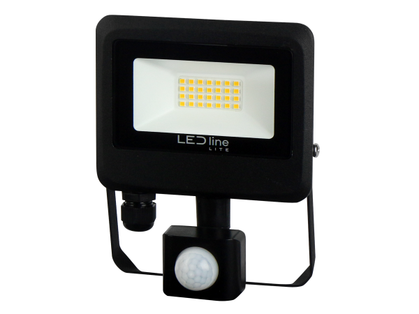 LED line LITE Floodlight PHOTON 20W 4000K 2000lm with motion sensor