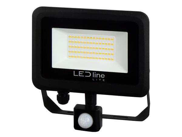LED line LITE Floodlight PHOTON 50W 4000K 5000lm with motion sensor