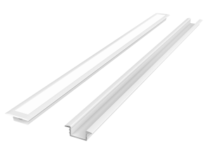LED line PRIME Aluminum Profile Recessed White 2m - set