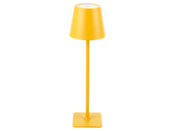Table lamp TAZA 3,5W 400lm CCT IP54 yellow 2x2000mAh