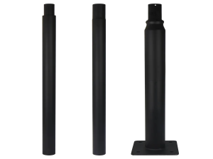 Lighting split pole 3m black PRIME