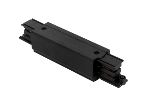 Connector  I linear for 3 phase track LUMICANTO black with feeding PRIME