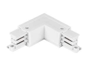 Connector L for 3 phase track LUMICANTO left white with feeding PRIME
