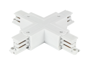 Connector X for 3 phase track LUMICANTO white with feeding PRIME
