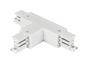 Connector T for 3 phase track LUMICANTO right white with feeding option PRIME