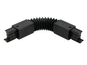 Flexible connectorfor 3 phase track LUMICANTO black PRIME