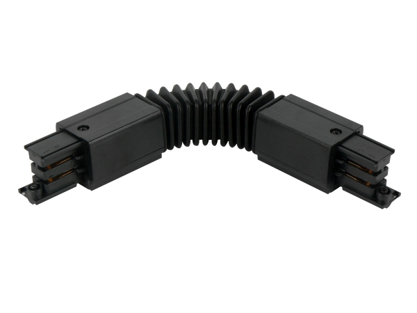 Flexible connectorfor 3 phase track LUMICANTO black PRIME