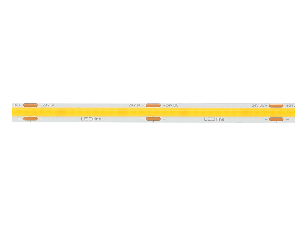 LED strip 320 COB 24V 3000K 8W IP20 8mm 30m 800lm/m PRIME
