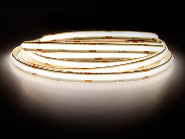 LED strip 320 COB 24V 3000K 11W IP20 8mm 30m 1100lm/m PRIME - Image 6