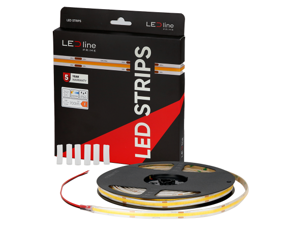 LED strip 528 COB 24V 3000K 14W IP66 11mm 5m 1400lm/m PRIME - Image 8
