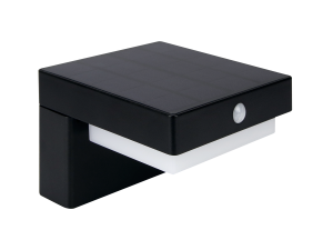 Suntis Solar Wall Light 3000K 220lm 2Ah USB-C Square IP54 Black PRIME