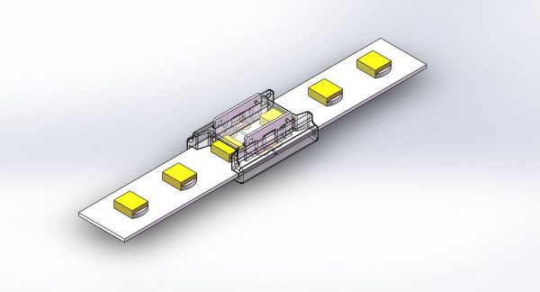 Fast Connector 3rd gen. simple SMD/COB 2pin 8mm 6A PCB-PCB PRIME - Image 9
