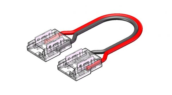 Fast Connector 3rd Gen. SMD/COB 2pin 10mm 6A PCB-wire 15cm-PCB PRIME - Image 2