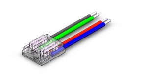 Fast Connector 3rd Gen. COB 4pin 10mm 4A PCB-Wire 15cm PRIME