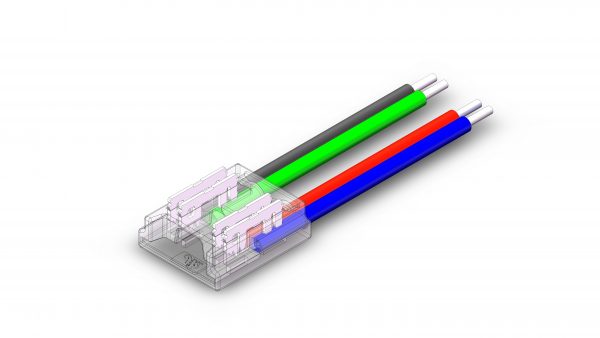Fast Connector 3rd Gen. COB 4pin 10mm 4A PCB-Wire 15cm PRIME - Image 3
