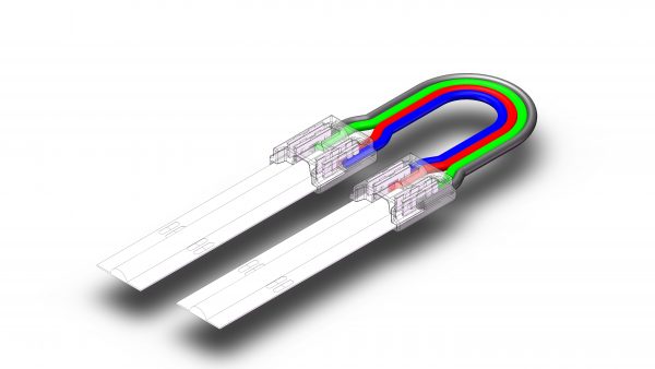 Fast Connector 3rd Gen. COB 4pin 10mm 4A PCB-Wire 15cm-PCB PRIME - Image 2