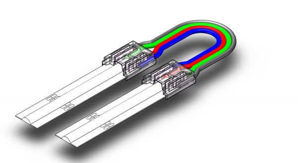Fast Connector 3rd Gen. COB 4pin 10mm 4A PCB-Wire 15cm-PCB PRIME - Image 4