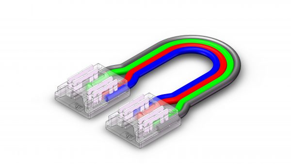 Fast Connector 3rd Gen. COB 4pin 10mm 4A PCB-Wire 15cm-PCB PRIME - Image 3