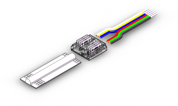 Fast Connector 3rd Gen. COB 6pin 12mm 4A PCB-wire 15cm PRIME - Image 3