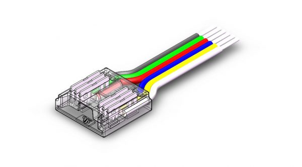 Fast Connector 3rd Gen. COB 6pin 12mm 4A PCB-wire 15cm PRIME - Image 8