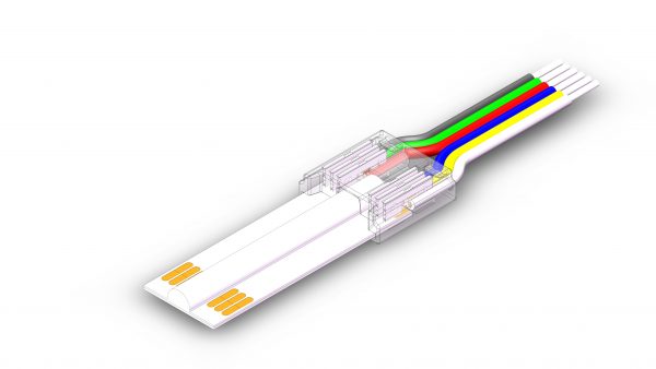Fast Connector 3rd Gen. COB 6pin 12mm 4A PCB-wire 15cm PRIME - Image 9