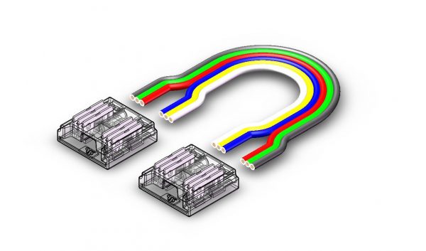 Fast Connector 3rd Gen. COB 6pin 12mm 4A PCB-wire 15cm-PCB PRIME - Image 3