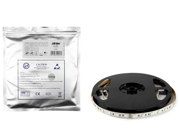 LED strip 300/5m SMD 24V RGB 14,4W IP20 10mm 5m PRIME - Image 2