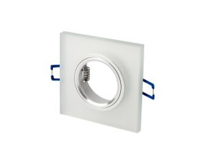 LED line downlight glass square white 90x26x10mm frosted GLIKKA