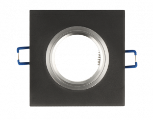LED line downlight glass square black 90x26x10mm frosted GLIKKA