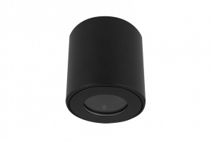 LED line® downlight waterproof round black TUBE