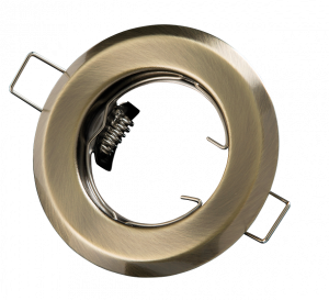 LED line downlight round patina