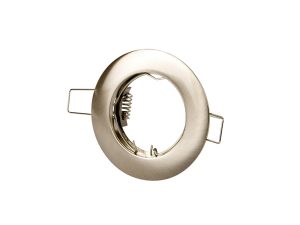 LED line downlight round die cast aluminium satin