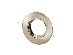 Downlight round adjustable die cast aluminium satin