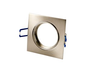 LED line downlight square adjustable die cast aluminium satin
