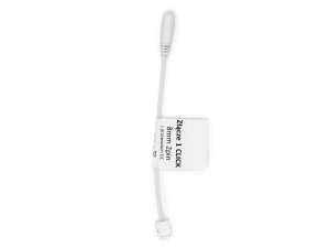 LED line LED strip CLICK CONNECTOR single 8 mm 2 PIN with a cable for the DC socket