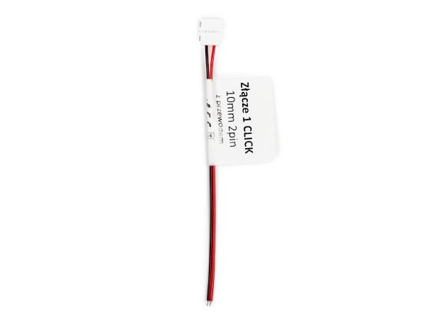LED line LED strip CLICK CONNECTOR single 10 mm 2 PIN with a cable