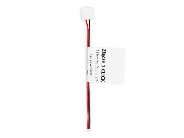 LED line waterproof LED strip CLICK CONNECTOR single 10 mm 2 PIN with cable