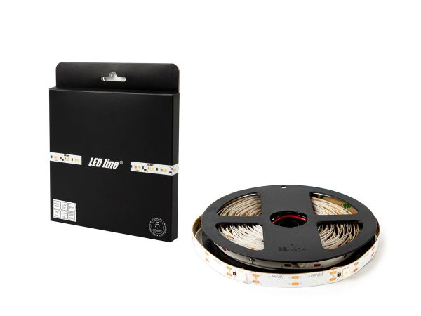 LED strip 70/5m SMD 12V 6500K 18W IP20 WIDE BEAM 160° 10mm 5m 1232lm/m PRIME - Image 2