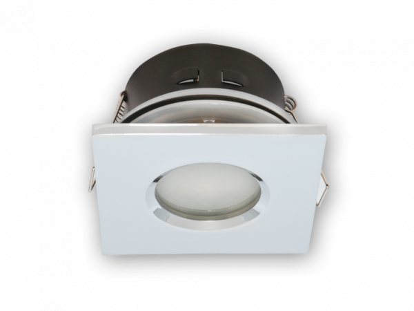 LED line downlight waterproof square die cast aluminium chrome