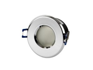 LED line downlight waterproof round die cast aluminium chrome