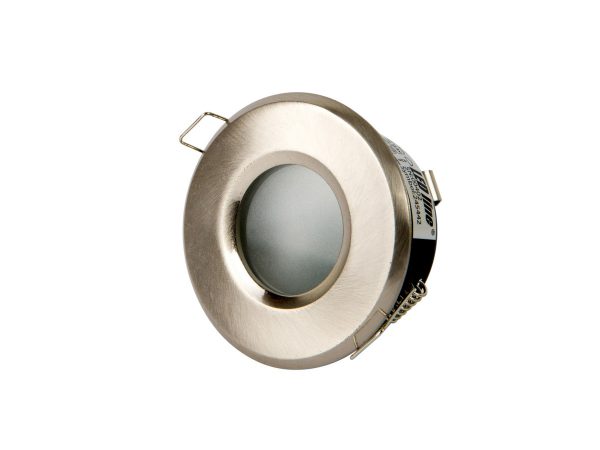 LED line downlight waterproof round die cast aluminium satin