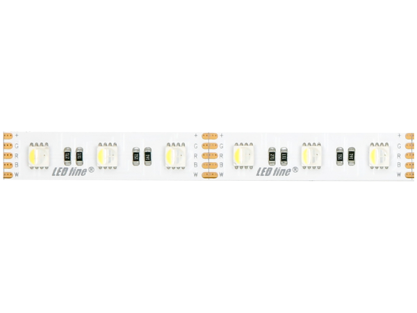 LED strip 300/5m SMD 12V 6500K RGBW 19,2W IP20 12mm 5m 400lm/m PRIME