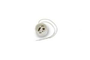 LED line® Ceramic GU10 lamp holder with 14cm wire