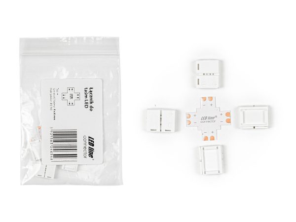 LED line® COB strip CLICK CONNECTOR angular 8 mm 2 PIN Type + - Image 2
