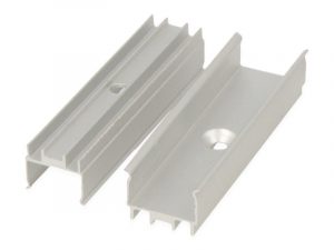 Aluminium bracket for LED line strip IP67 13,2mm