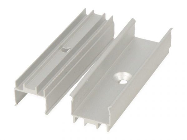 Aluminium bracket for LED line strip IP67 13,2mm